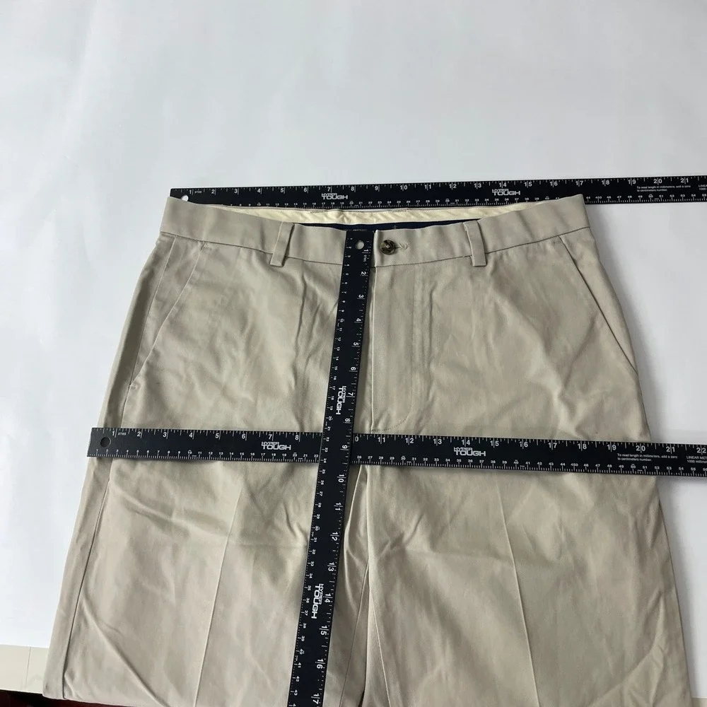 Brooks Brothers Pants Mens 34x32 Beige Clark Advantage Chino Preppy Ivy Office